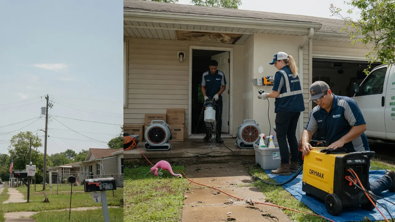 Storm Damage Water Removal in Peach Orchard, AR near me